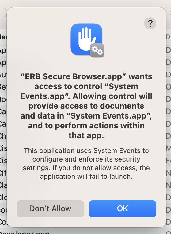 erb secure browser